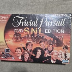 NIB Parker Brothers Trivial Pursuit SNL Edition Game Interactive DVD Adult Game